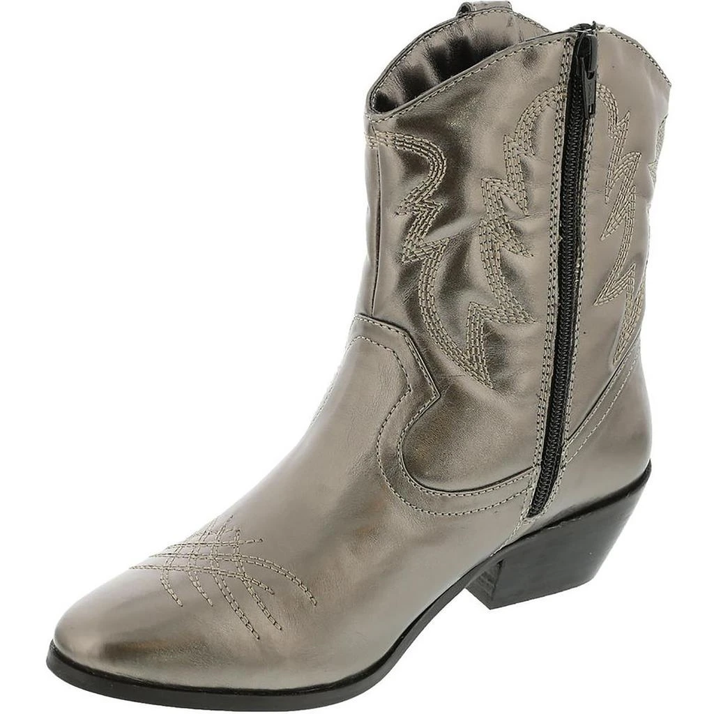 Masseys Reba Womens Metallic Zipper Cowboy, Western Boots 2