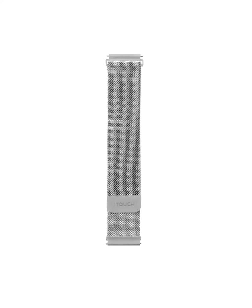 iTouch Air 3 40mm/Sport 3/Sport 4 Extra Interchangeable Strap: Silver Mesh Band