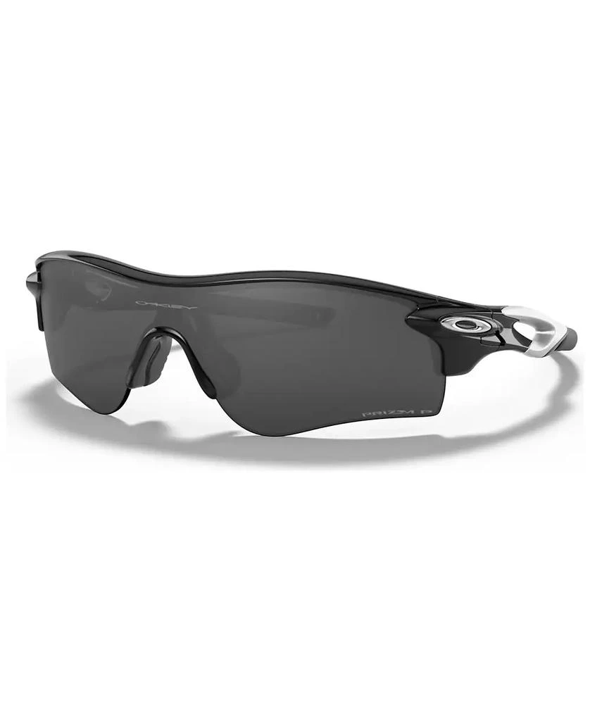 Oakley Men's Polarized Low Bridge Fit Sunglasses, OO9206 RadarLock Path 38 1