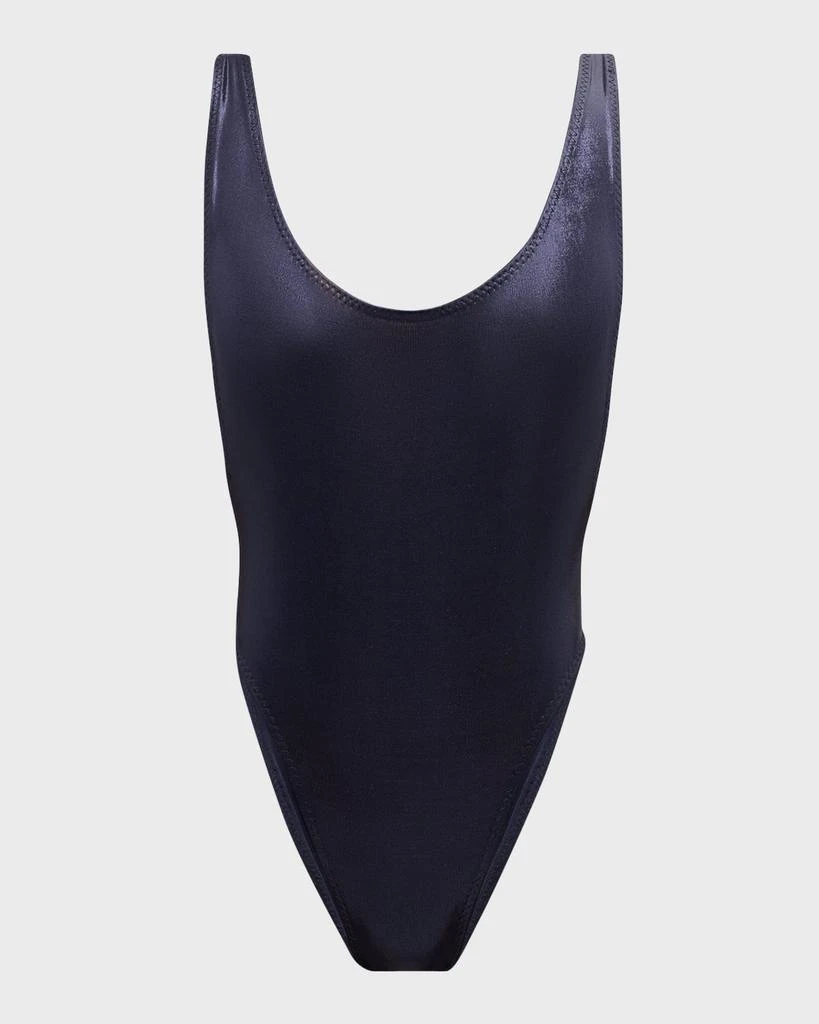 Norma Kamali Marissa Scoop-Neck One-Piece Swimsuit 1