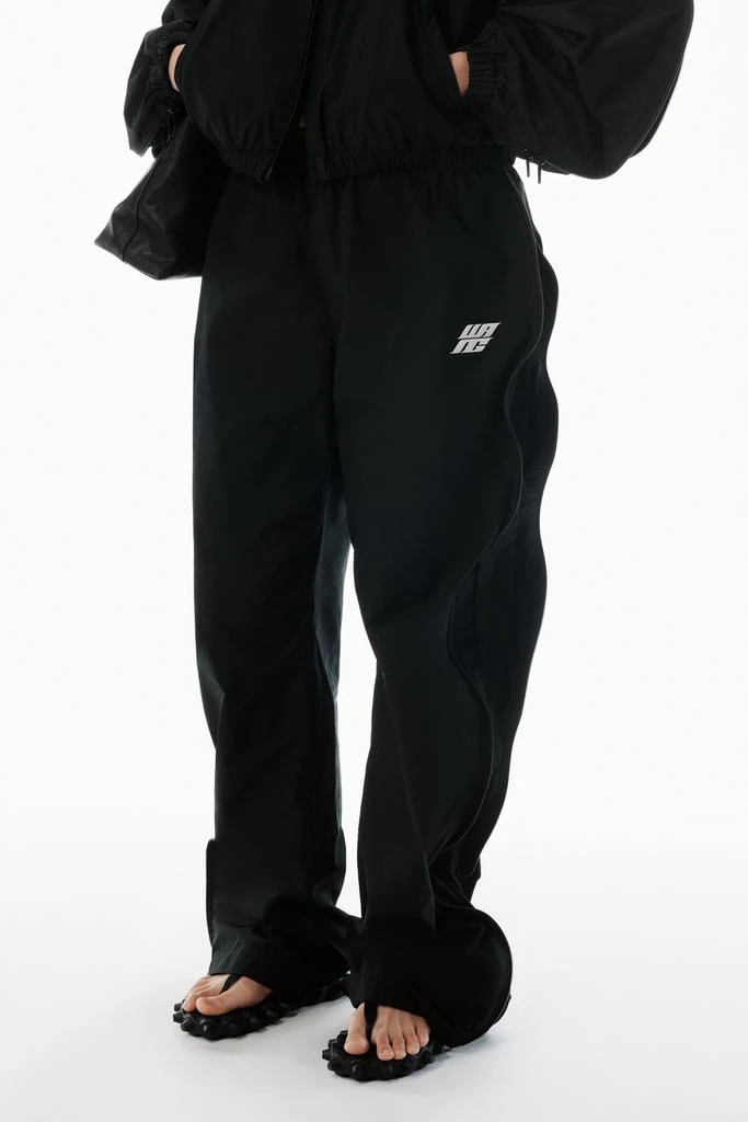 Alexander Wang black logo drawcord track pants 3