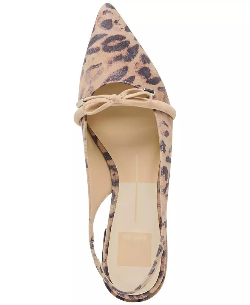 Dolce Vita Women's Payge Bow Pointed-Toe Slingback Flats 4