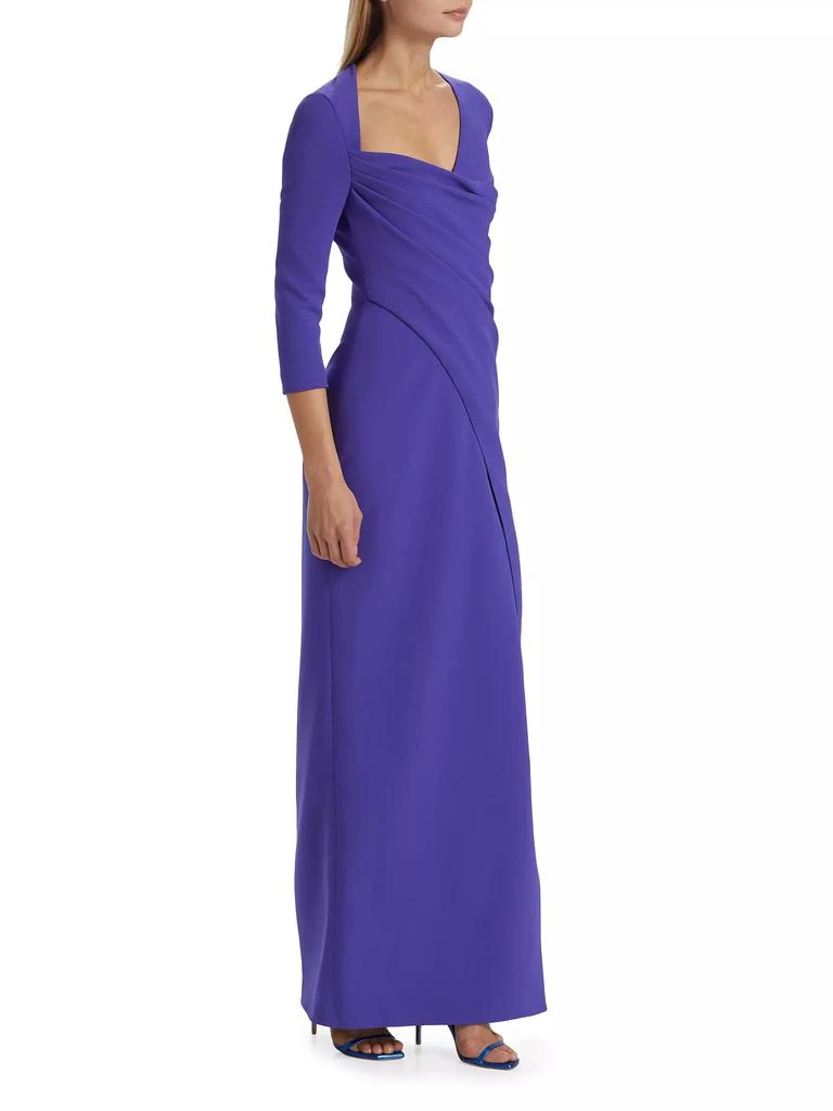 Safiyaa Ayanna Draped Crepe Gown 4