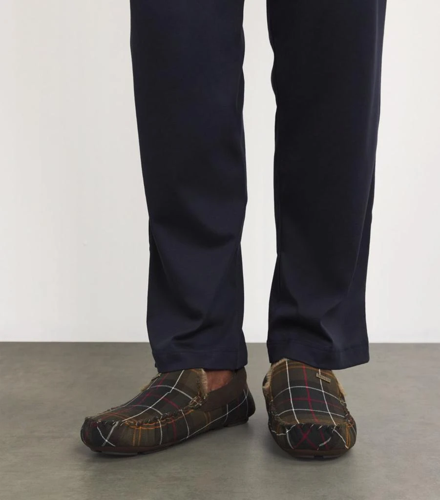 Barbour Recycled Tartan Monty Slippers 2