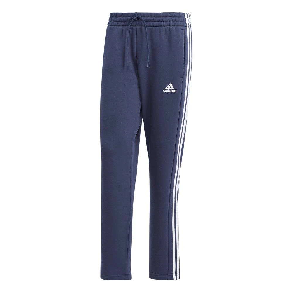 Adidas Essentials 3-Stripes Open Hem Fleece Joggers