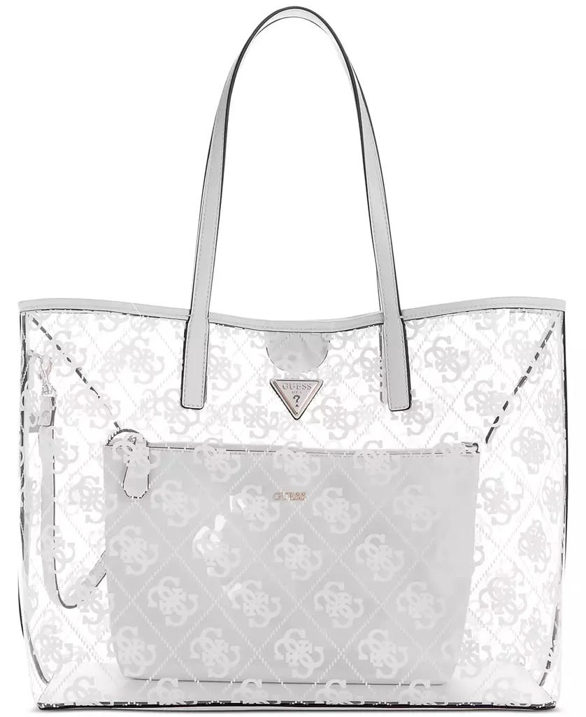 GUESS Tuana Large Clear Tote with Removable Pouch 6