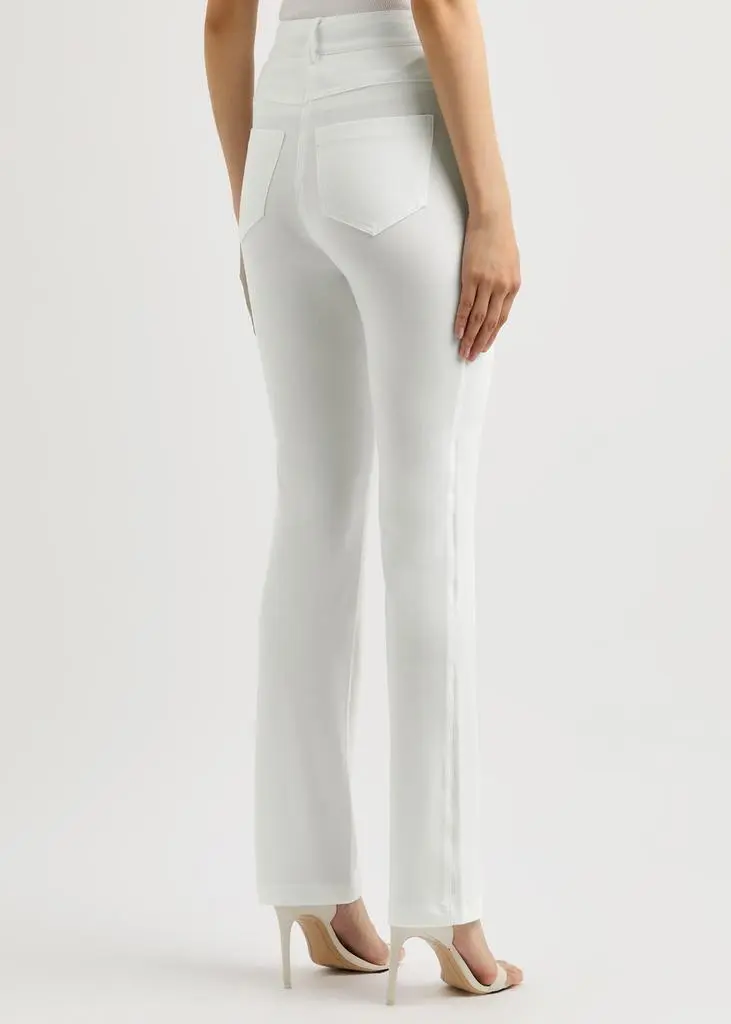 Norma Kamali Bootcut stretch-jersey trousers 3