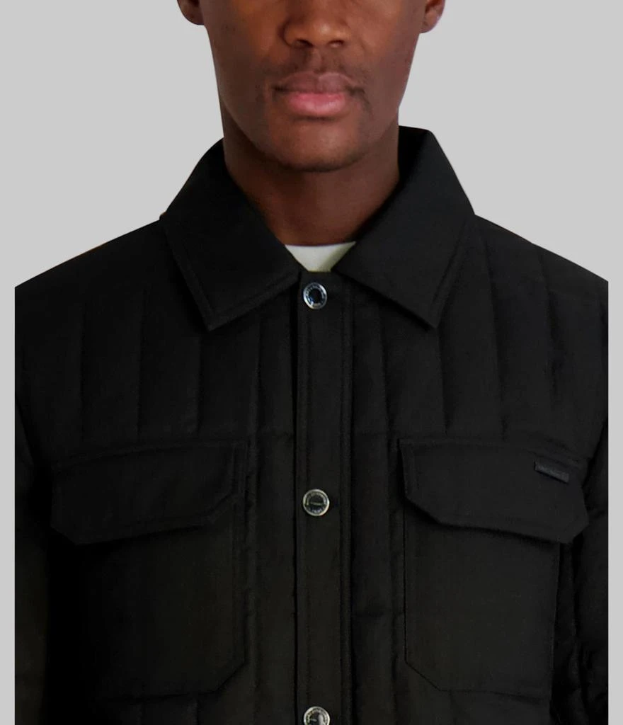 Karl Lagerfeld Paris QUILTED SHIRT JACKET 5