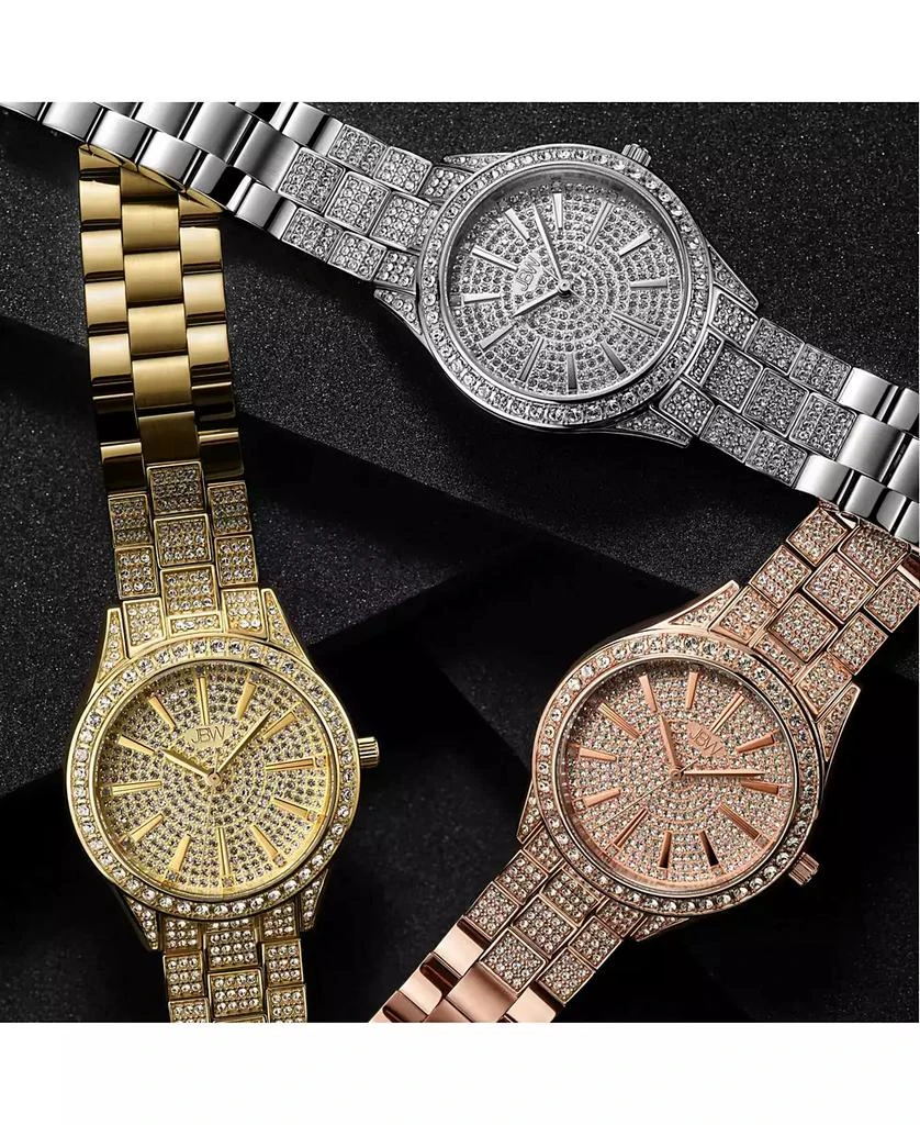 Jbw Women's Cristal Diamond (1/8 ct. t.w.) Watch in Stainless Steel Watch 38mm 7