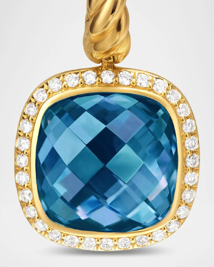 David Yurman Albion Drop Earrings with Gemstones and Diamonds in 18K Gold 2