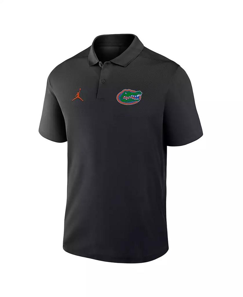 Jordan Men's Black Florida Gators Primetime Victory Primary Logo Performance Polo Shirt