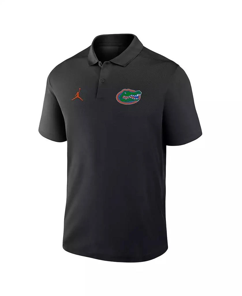 Jordan Men's Black Florida Gators Primetime Victory Primary Logo Performance Polo Shirt 2