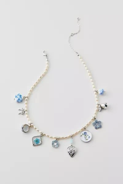 Urban Outfitters Lottie Pearl Treasure Charm Necklace 2