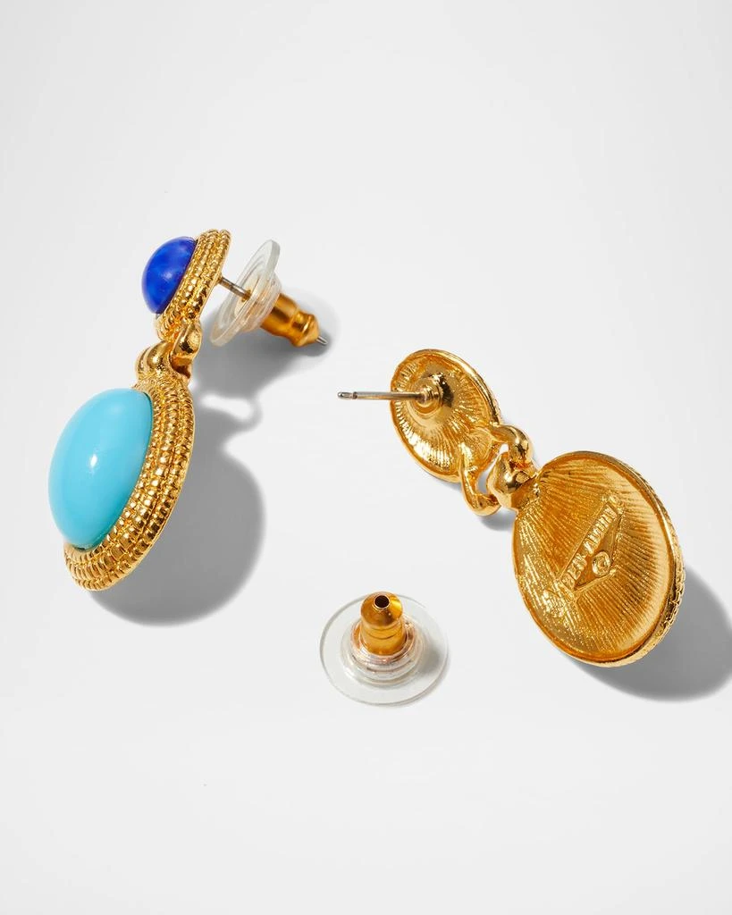 BEN-AMUN Multi Blue Drop Earrings 4