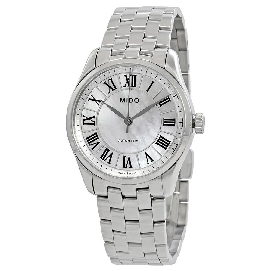 MIDO Belluna II Mother of Pearl Dial Ladies Watch M024.207.11.110.00 1