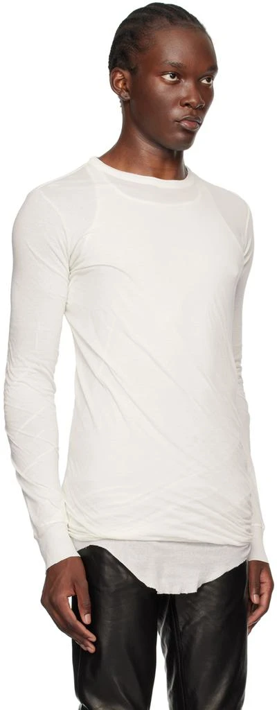 Rick Owens Off-White Porterville Double Long Sleeve T-Shirt 2