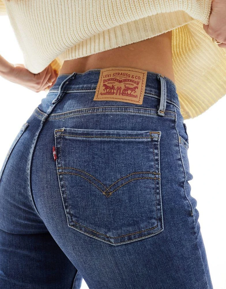Levi's Levi's 710 super skinny fit jeans in mid blue 5