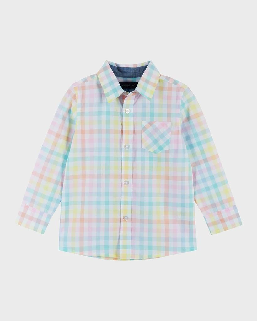 Andy & Evan Boy's Button Down Shirt W/ Bow Tie And Trousers Set, Size 2-7 3