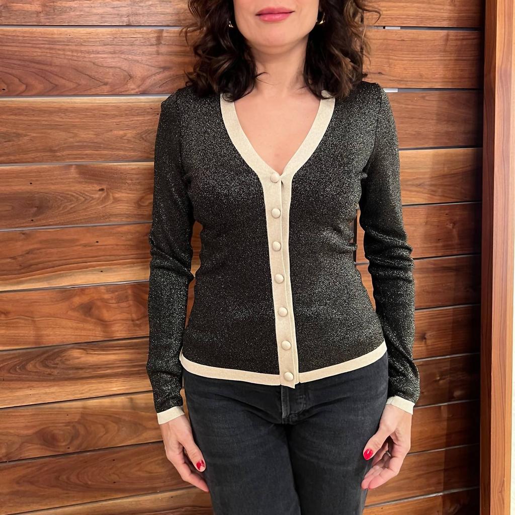 Zimmermann Zimmermann - Metallic Knit Cardigan