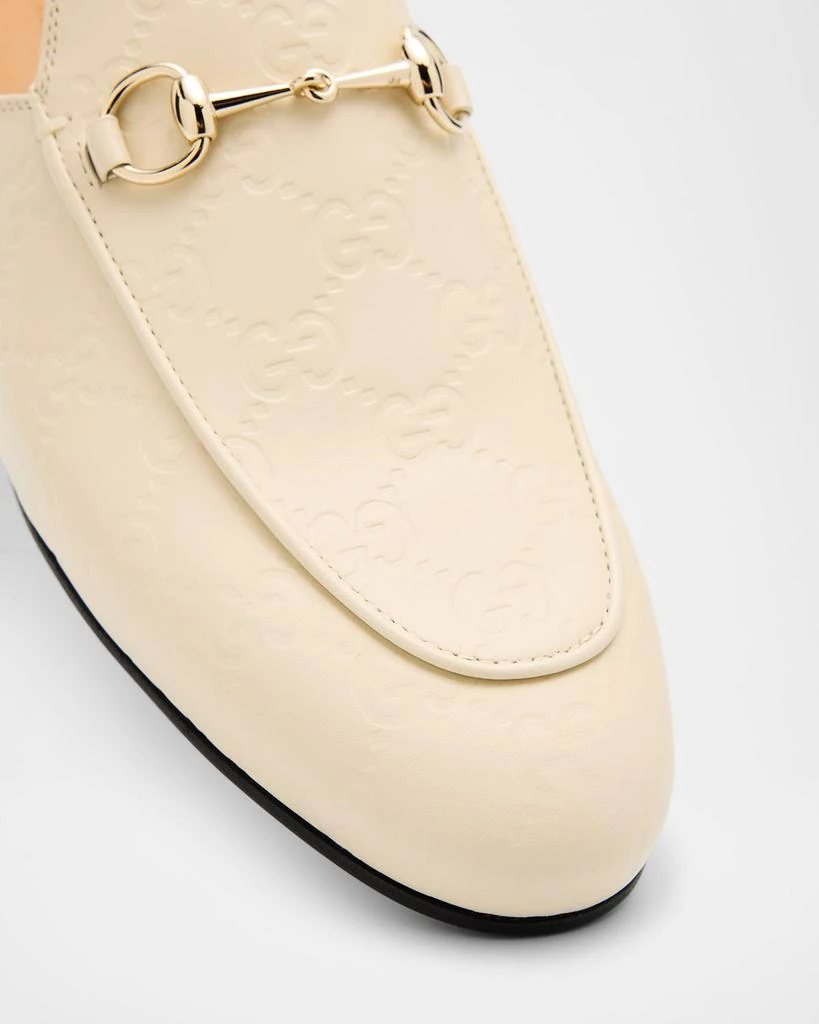 Gucci Princetown Monogram Horsebit Leather Mules 4