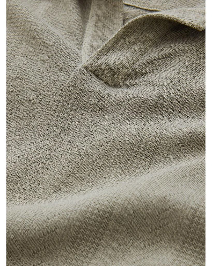 John Varvatos Zion Open Collar Polo Shirt 3