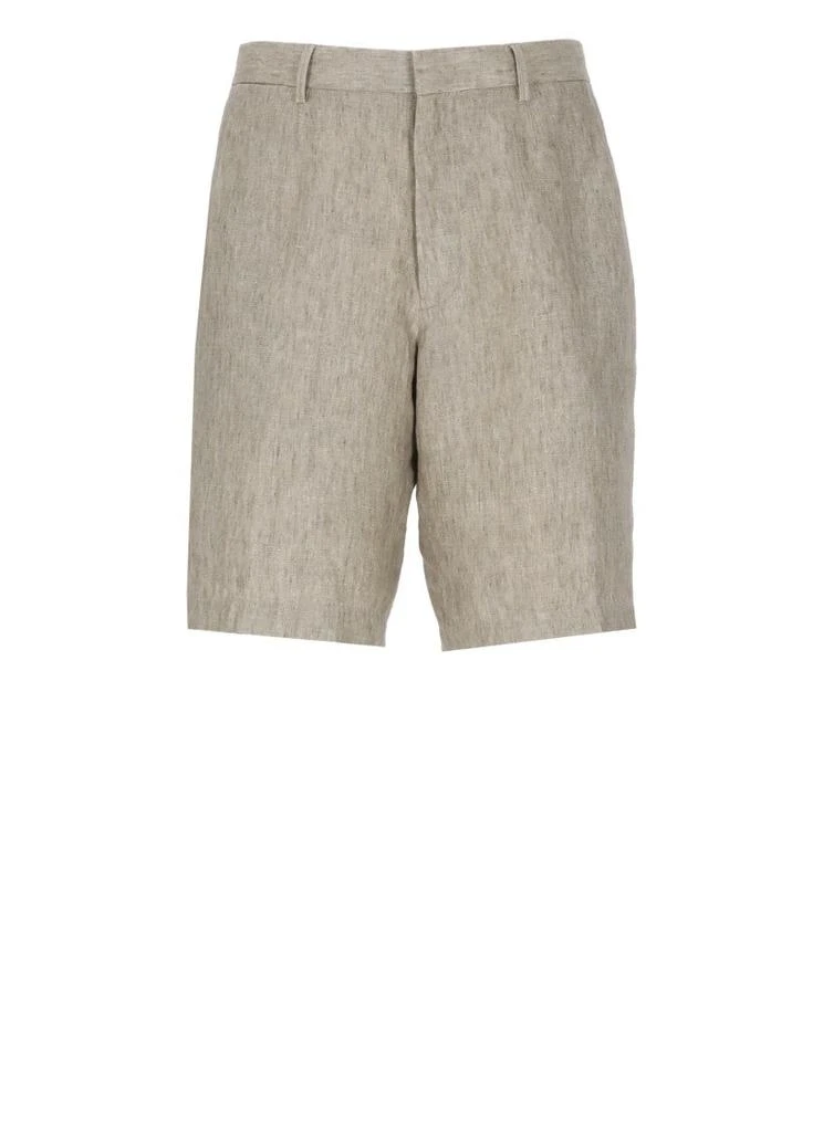 Zegna Grey Linen Bermuda 1