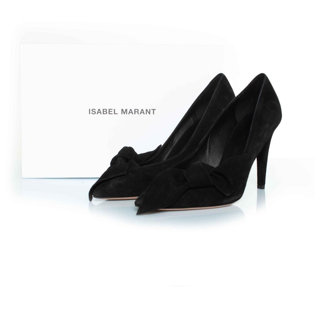Isabel Marant Poetty evening bow pumps in black