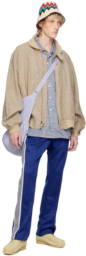 Needles Blue Narrow Track Pants 4