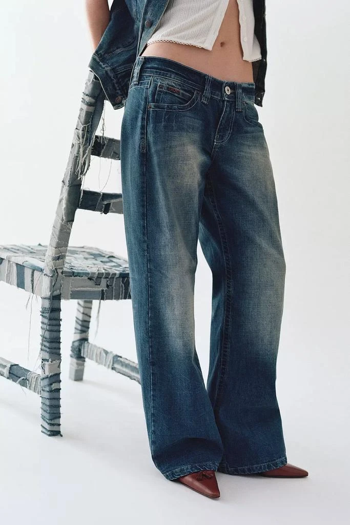 BDG BDG Kayla Printed Low-Rise Slouchy Jean