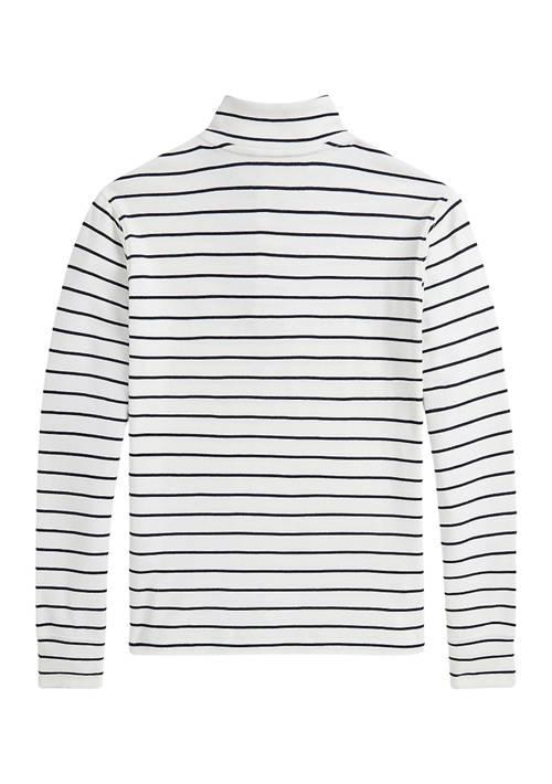 Ralph Lauren Lauren Childrenswear Boys 8 20 Striped Cotton 1 4 Zip Pullover