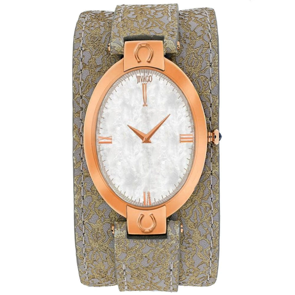 JIVAGO Women's White MOP dial Watch 1