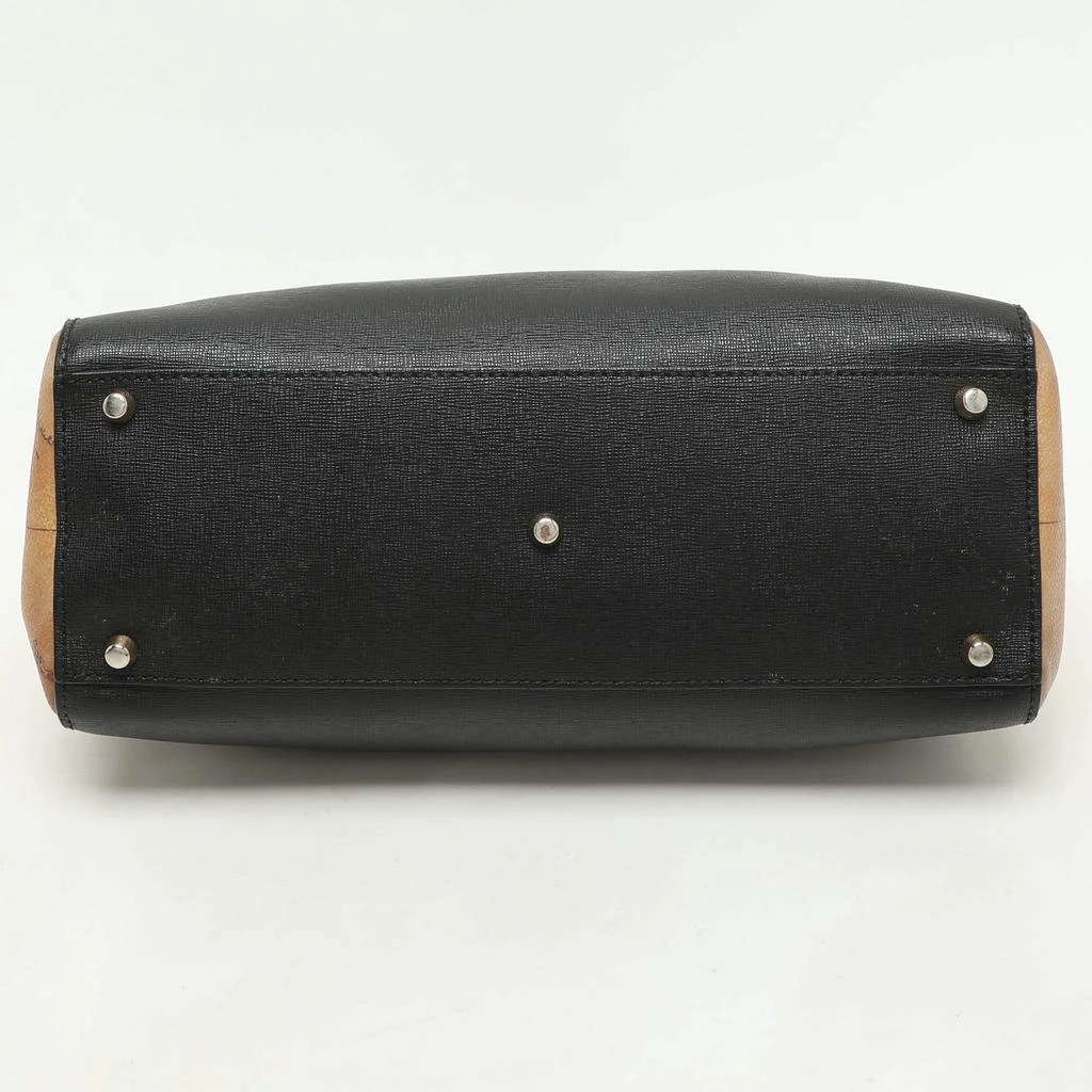 Alviero Martini Alviero Martini 1A Classe Black Coated Canvas and Leather Satchel 8