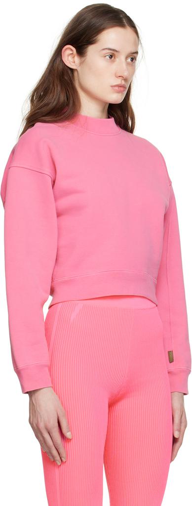 JACQUEMUS Pink 'Le Sweatshirt Corto' Sweatshirt
