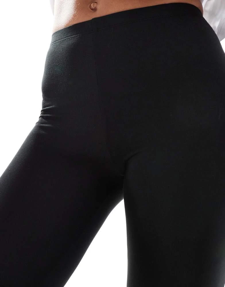 Brave Soul Brave Soul Tall legging shorts in black 4
