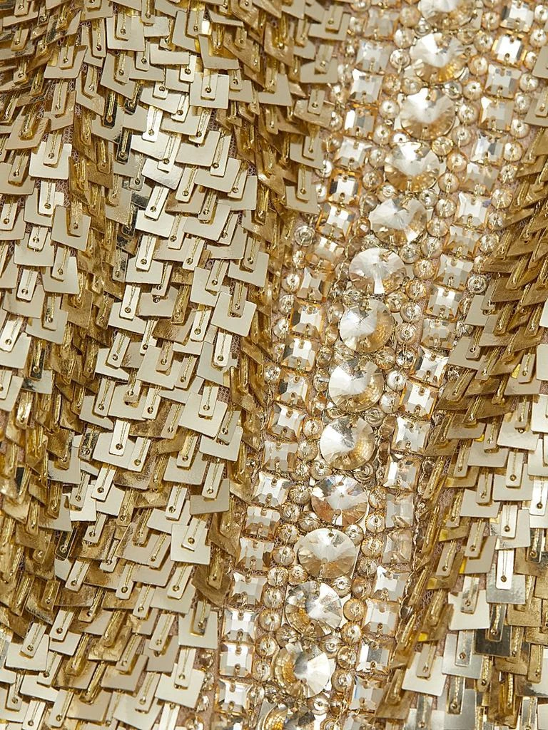 Pamella Roland Sequined Embroidered Gown 7