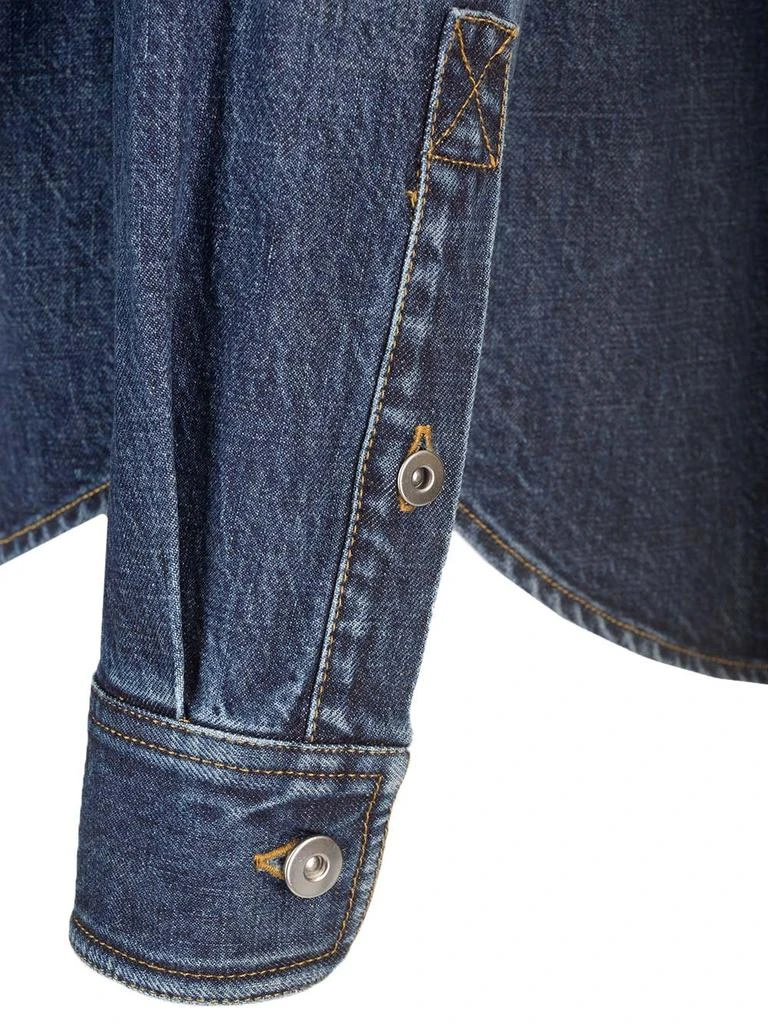 Bottega Veneta Bottega Veneta Long Sleeved Denim Shirt 6