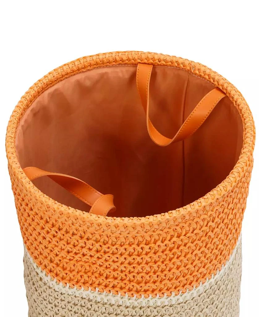 Honey Can Do Paper Straw Nesting Baskets with Handles, Set of 3 8