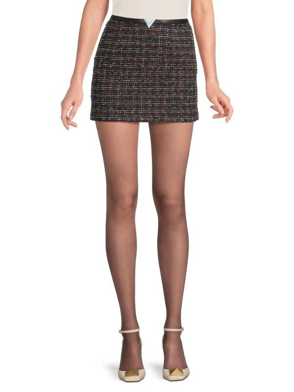 Valentino Cotton-Blend Tweed Miniskirt new arrivals