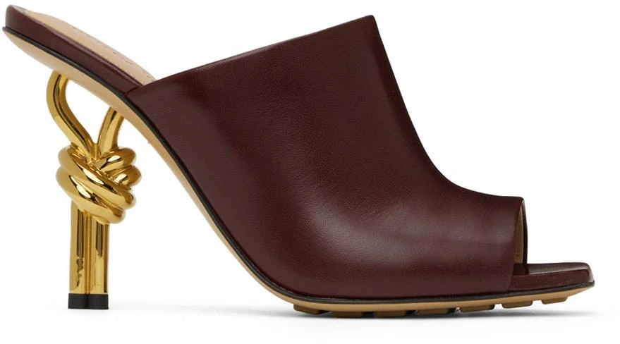 Bottega Veneta Brown Knot Mules 1