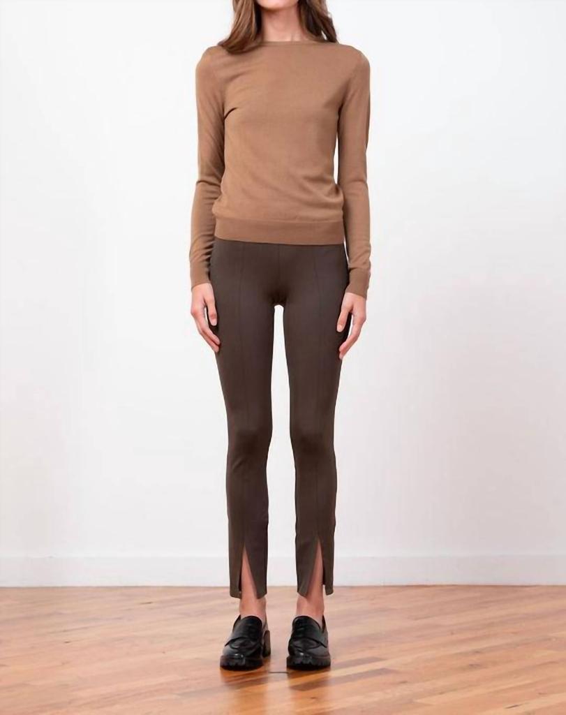 Avenue Montaigne Avenue Montaigne - MAX FINE PLEATHER PANTS