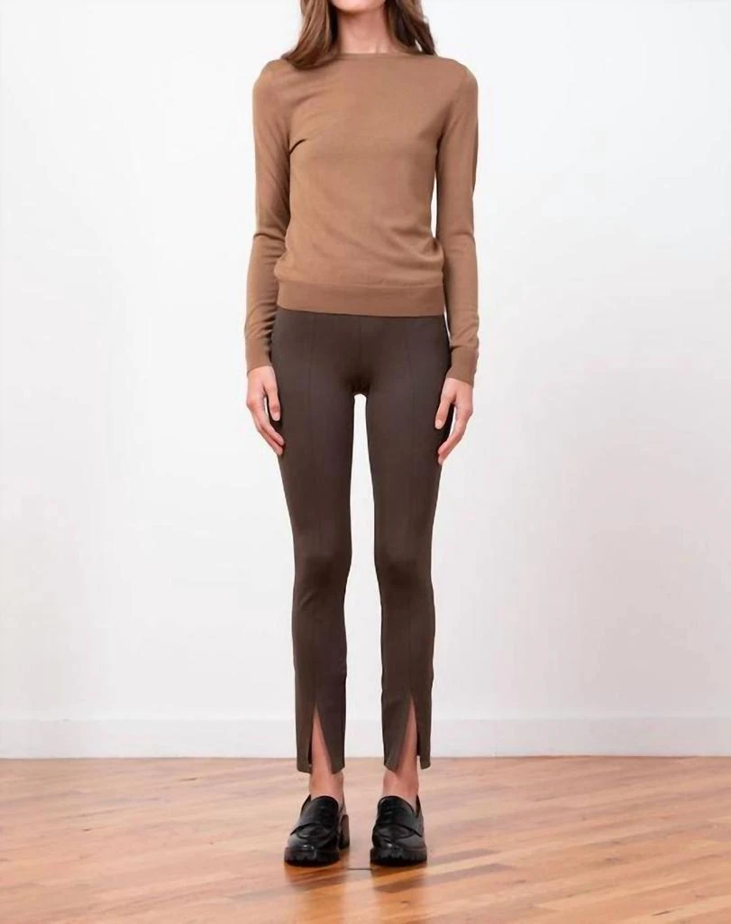 Avenue Montaigne Avenue Montaigne - MAX FINE PLEATHER PANTS 1