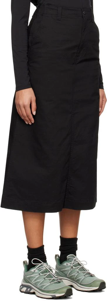 Snow Peak Black Takibi Chino Maxi Skirt 2