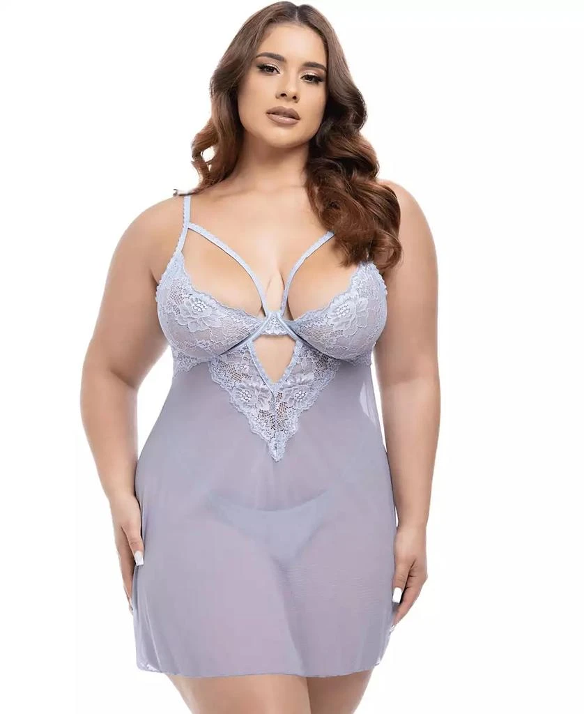 Oh La La Cheri Women
s Elsie Sheer Babydoll