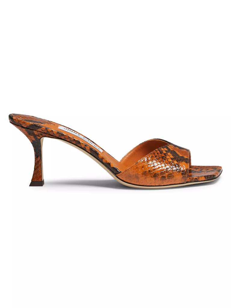 サンダル・ミュール JIMMY CHOO Skye printed leather sandals Skye printed leather sandals JIMMY CHOO - Nugnes1920
