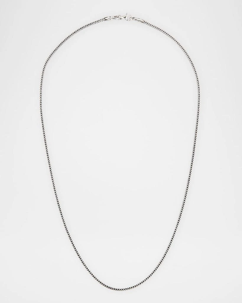 Konstantino Men
s Sterling Silver Box Chain Necklace