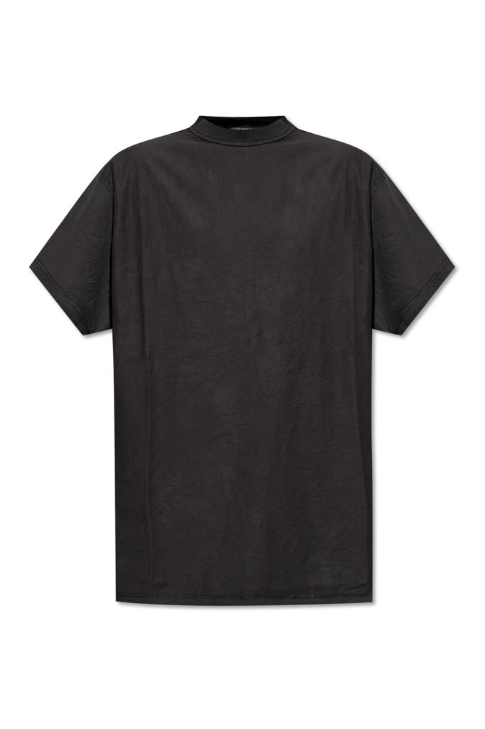 ●送料込●BALENCIAGA●BB PARIS STRASS T シャツ Balenciaga BB Paris Strass T-shirt Medium Fit 'Black Faded