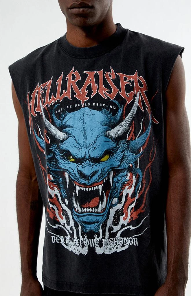 PacSun Hellraiser Vintage Cutoff T-Shirt 3
