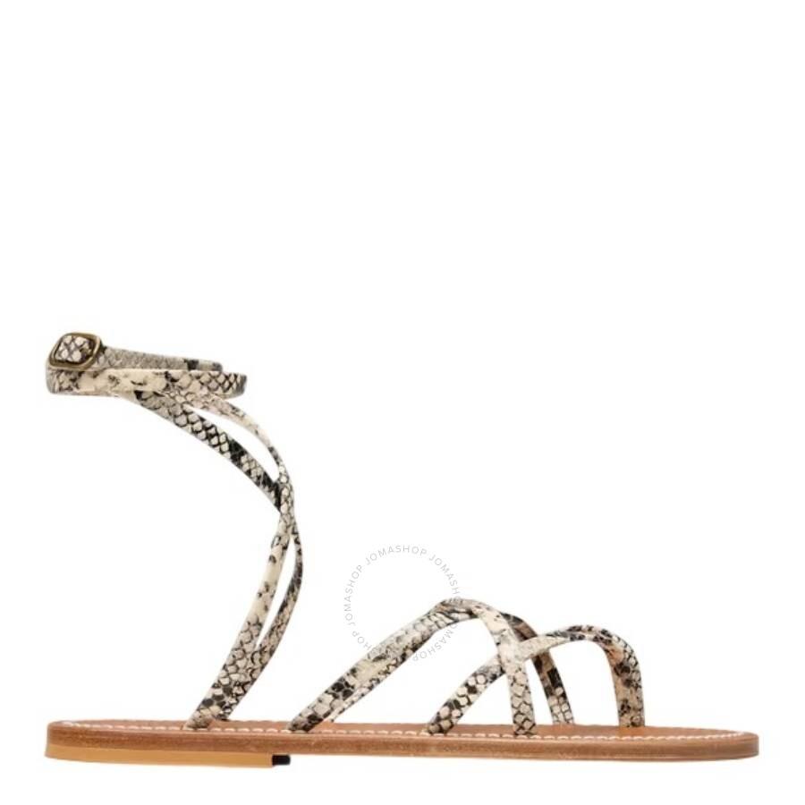 K. Jacques Crisscrossed Straps Zenobie Sandals
