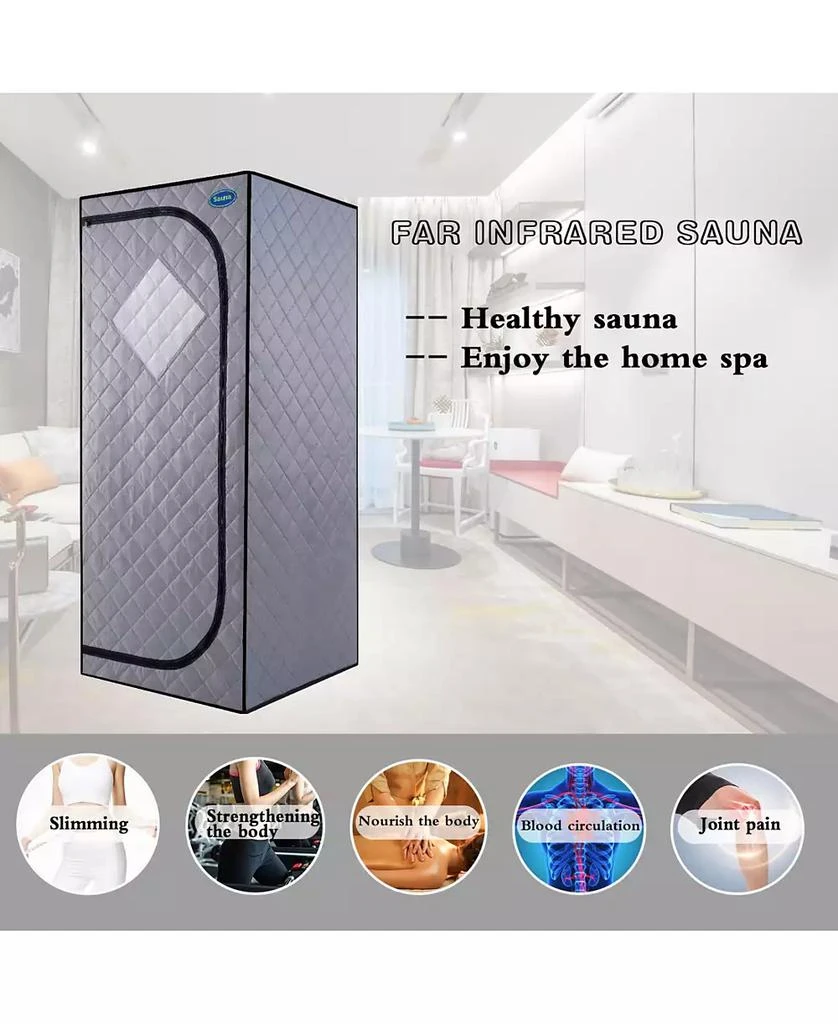 Streamdale Furniture Streamdale Portable Infrared Sauna Tent with Heat
Comfort 8