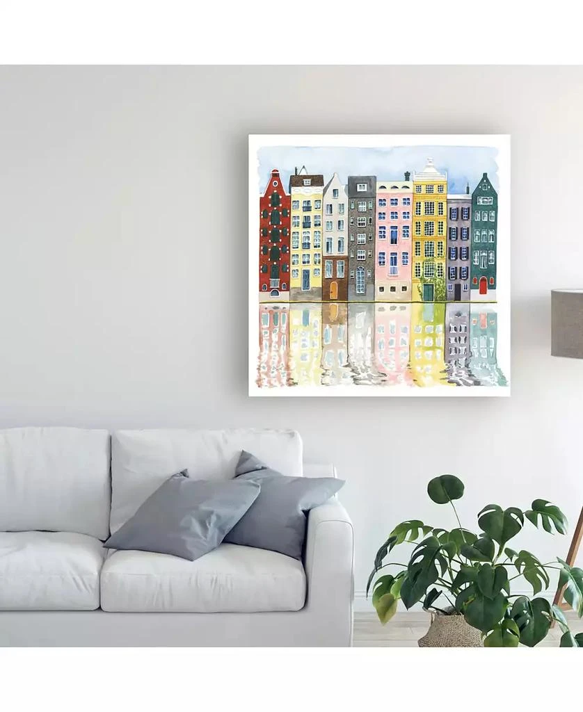 Trademark Global Grace Popp Neighborhood II Canvas Art - 19.5" x 26" 3